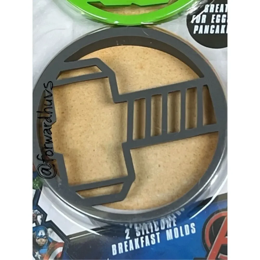 Marvel Avengers Silicone Breakfast Molds – Hulk Fist & Thor’s Hammer – 2 Pack